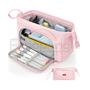 Estuche Para Lápices Gran Capacidad Doble Capa Organizador