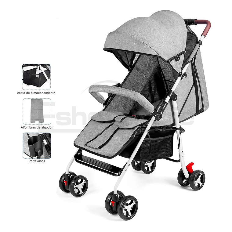 Coche Paraguas De Paseo Para Bebé Plegable Y Resistente 2