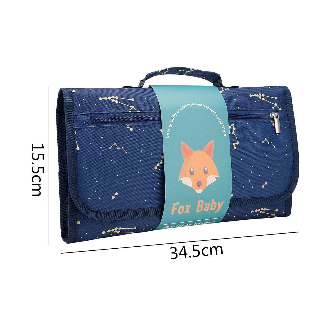 Mudador Cambiador Plegable Y Portátil Para Cambiar Pañales 7