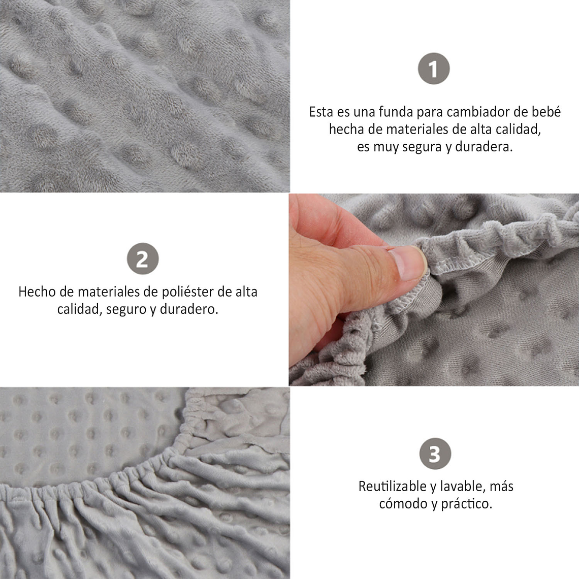 Funda Para Mudador Cambiador De Bebé 5