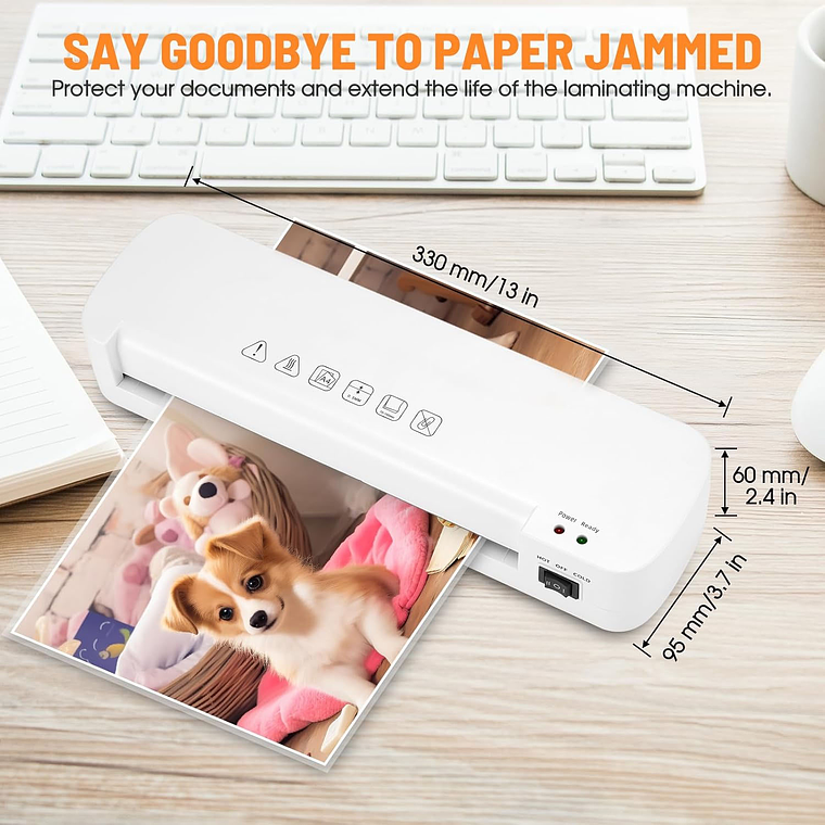 Termolaminadora Plastificadora Máquina Laminadora A4 4