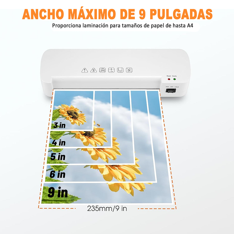 Termolaminadora Plastificadora Máquina Laminadora A4 2