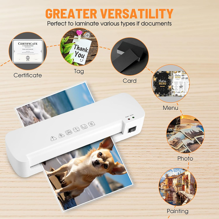 Termolaminadora Plastificadora Máquina Laminadora A4 3