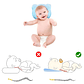 Almohada Para Bebé Cojín Anti-plagiocefalia Cabeza Plana - Miniatura 5