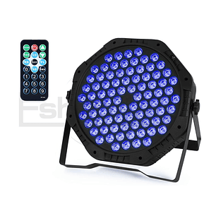 Foco Par Led Slim 84x3w Rgb 3 En 1 Luces De Fiesta