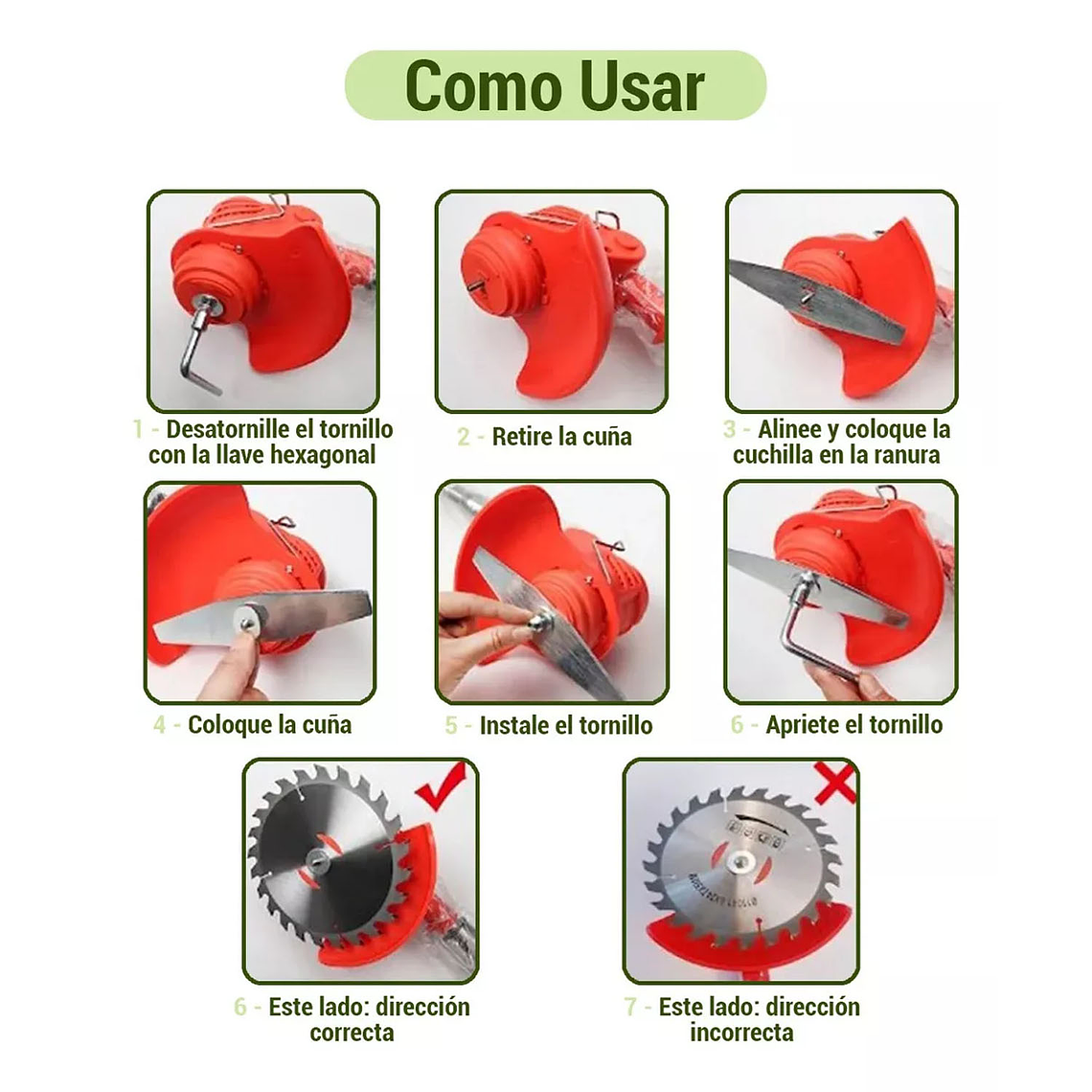 Orilladora Cortacesped Inalambrica Con Batería 7