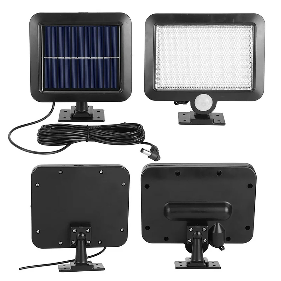 Lámpara 56 Led Solar Con Sensor De Movimiento