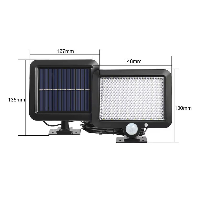Lámpara 56 Led Solar Con Sensor De Movimiento 6