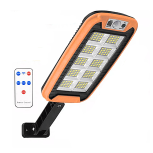Foco Solar Sensor Movimiento Exterior Con Control
