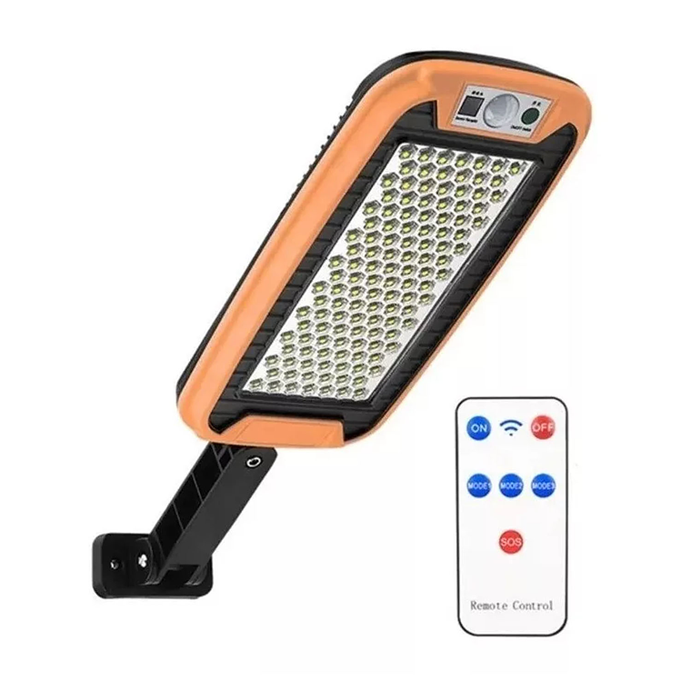 Foco Solar Sensor Movimiento Exterior Con Control 2