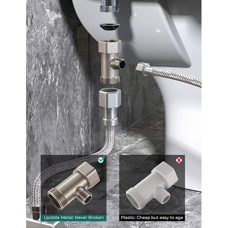 Bidet Wc Inodoro Ajustable Universal Fácil Instalación 4