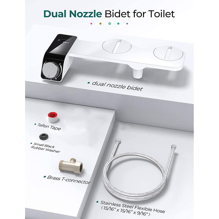 Bidet Wc Inodoro Ajustable Universal Fácil Instalación 5