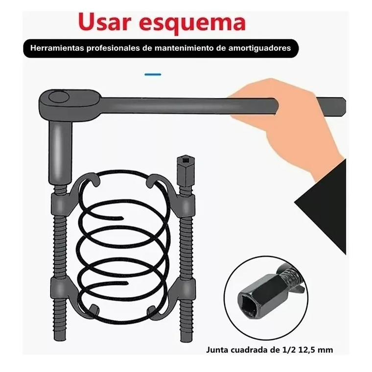 Compresor De Resortes Espirales Saca Espiral De Amortiguado 4