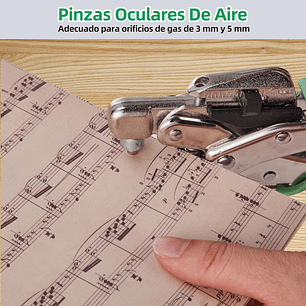 Kit Remachadora Perforadora Ojetillos Más 160 Ojetillos