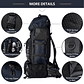 Mochila Impermeable De 90 Litros Camping Trekking - Miniatura 5
