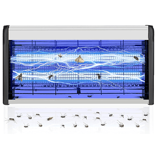 Lámpara Uv Eléctrica Mata Mosquitos Moscas Insectos 40w