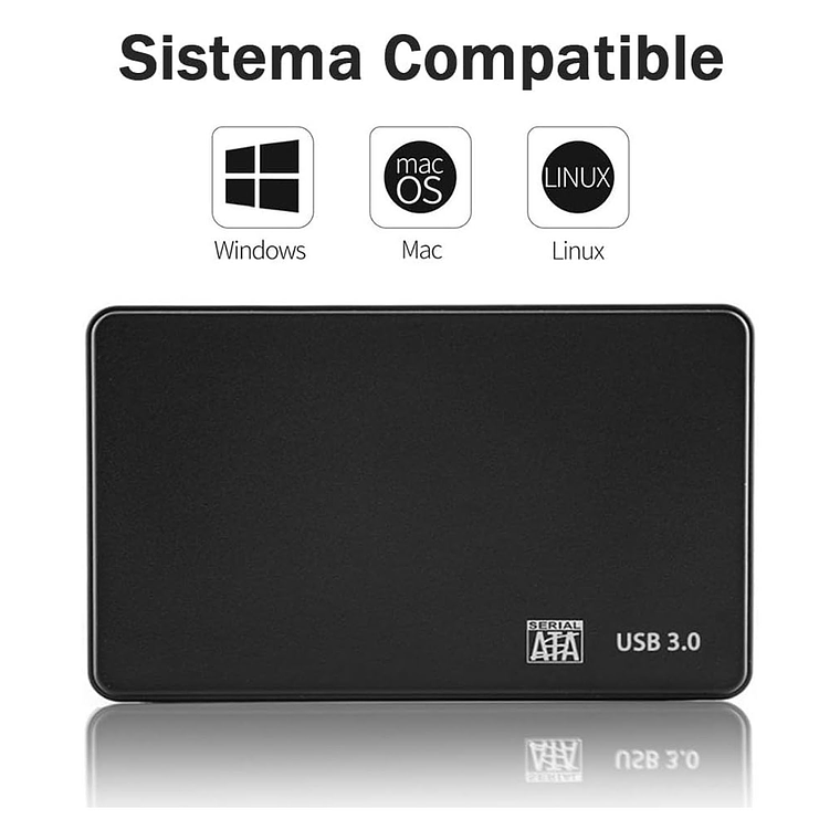 Cofre Case Para Disco Duro Sata2.5 Usb 3.0 2