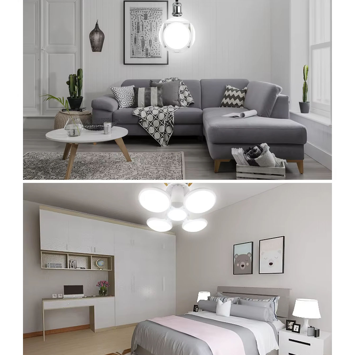 Ampolleta Led 40w Angulo Ajustable Gran Iluminación 2