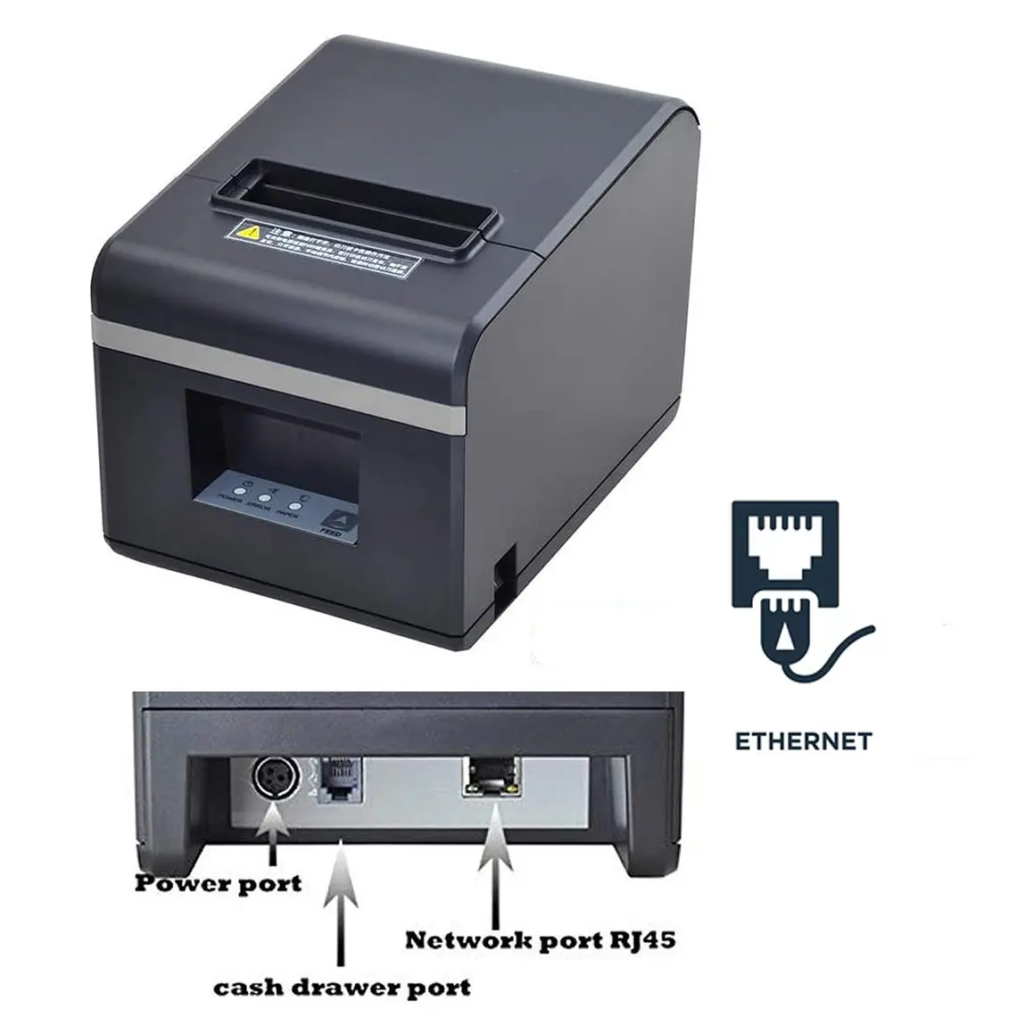 Impresora Pos Termica 80mm Por Red / Usb 6
