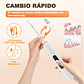 Kit Cepillo Limpiador Dental Eléctrico Ultrasónico Removedor - Miniatura 2