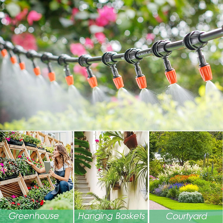 Kit De Riego Por Goteo 40+10 Metros Ahorro Agua 177 Piezas 2