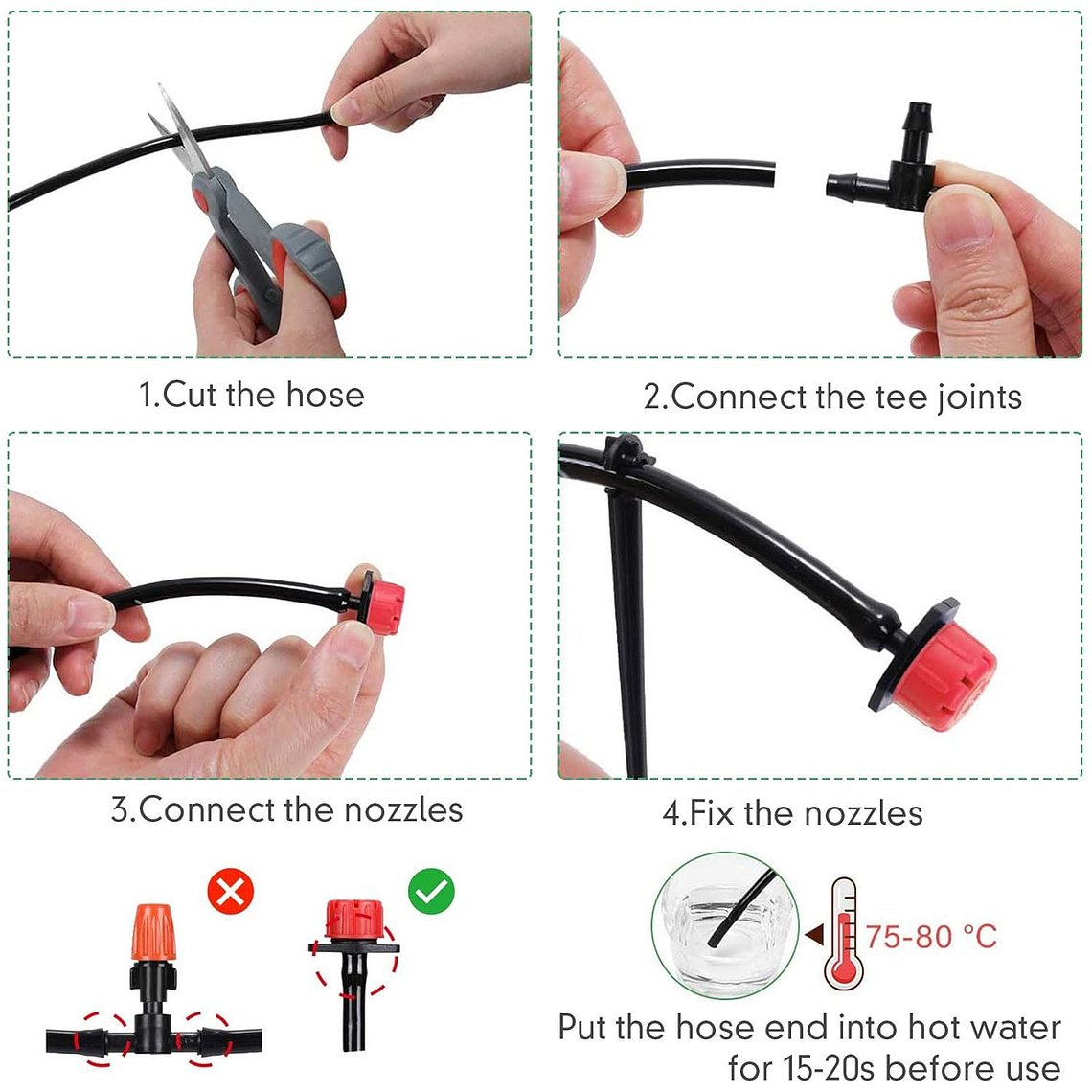 Kit De Riego Por Goteo 40+10 Metros Ahorro Agua 177 Piezas 3