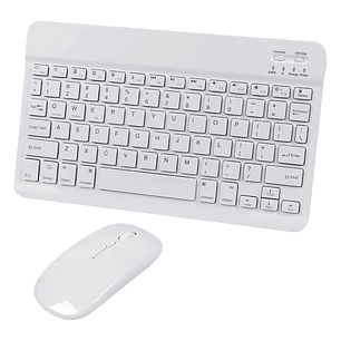 Kit Teclado + mouse Inalambrico Bluetooth Para Pc Android IOS