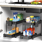 Organizador Multifuncional De Cocina Baño Estante Deslizante - Miniatura 2