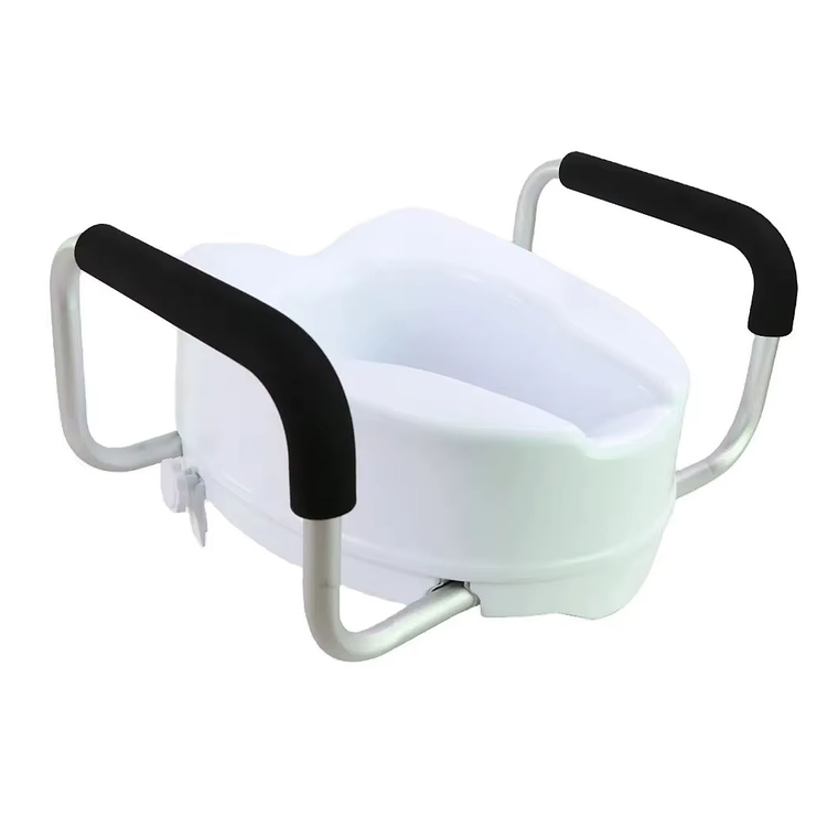 Asiento Wc Elevador 10cm Con Apoya Brazos 1