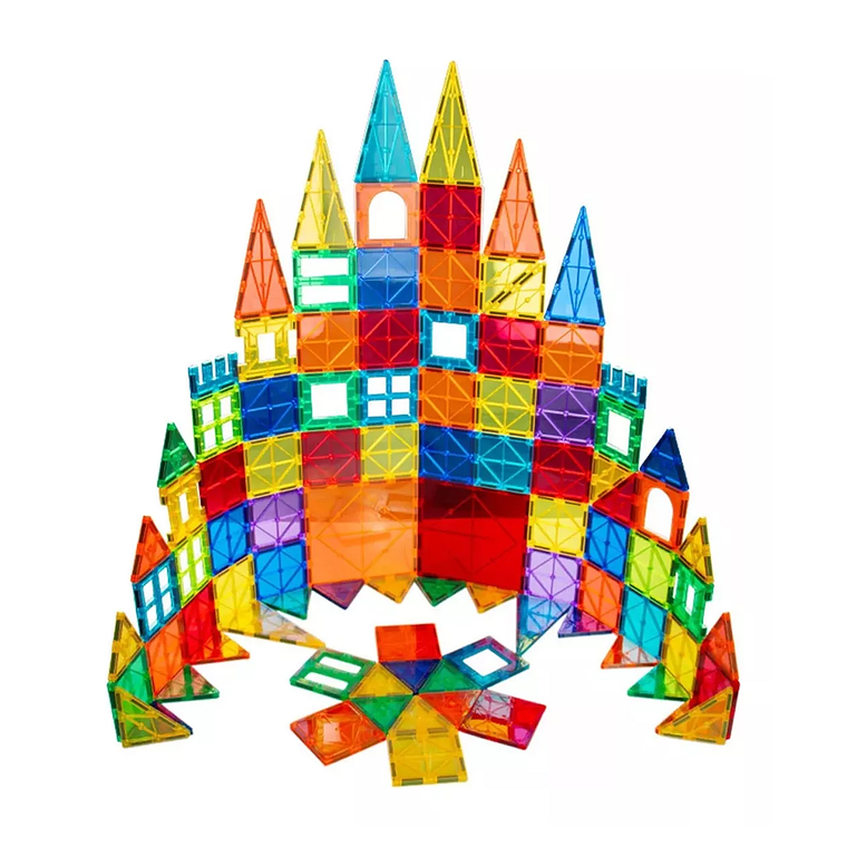 Juego De Bloques De Construcción Magnéticos 3d 60 Piezas 3