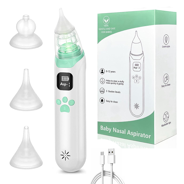 Aspirador Nasal Para Bebe Saca Mocos Electrico Limpiador 1