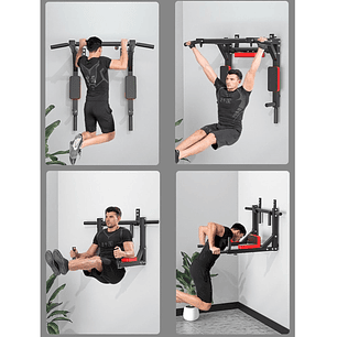 Barra Dominadas Ejercicios Multifuncional Pared Gym 8 En 1