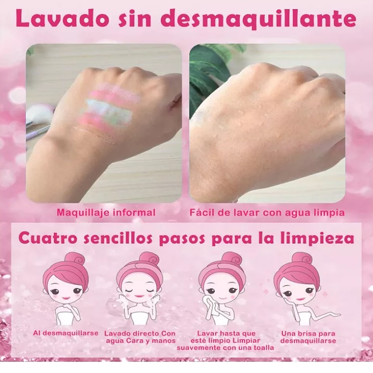 Kit De Juguetes Maquillaje Para Niñas Cosmetico Manicura 3