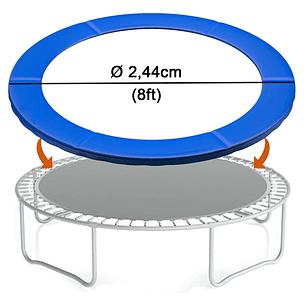 Cubre Resortes de Cama Elástica 2,44 M- 8ft
