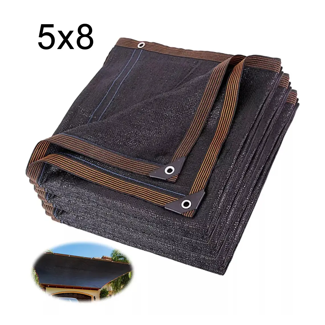 Lona Carpa Malla Sombra 5x8 Metros 1