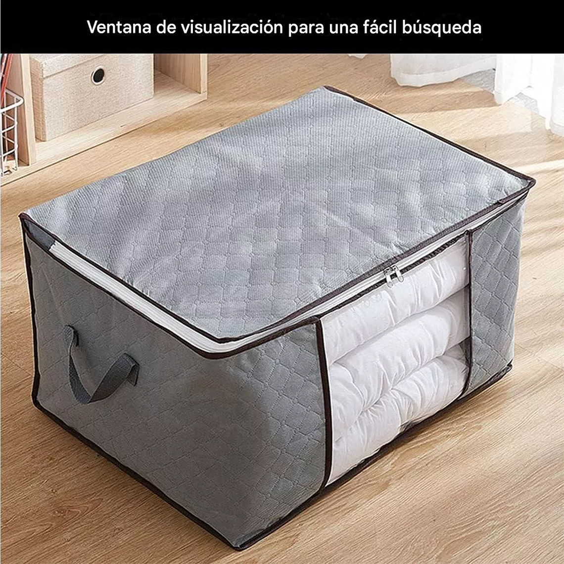 Pack 3 Bolsas Organizador Almacenamiento De Ropa / Mantas 4