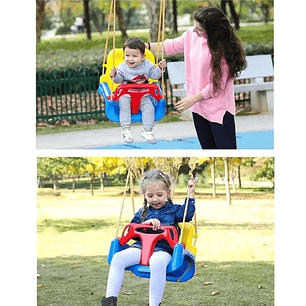 Columpio Silla 3 En 1 Ajustable Portátil Niños Asiento Bebé