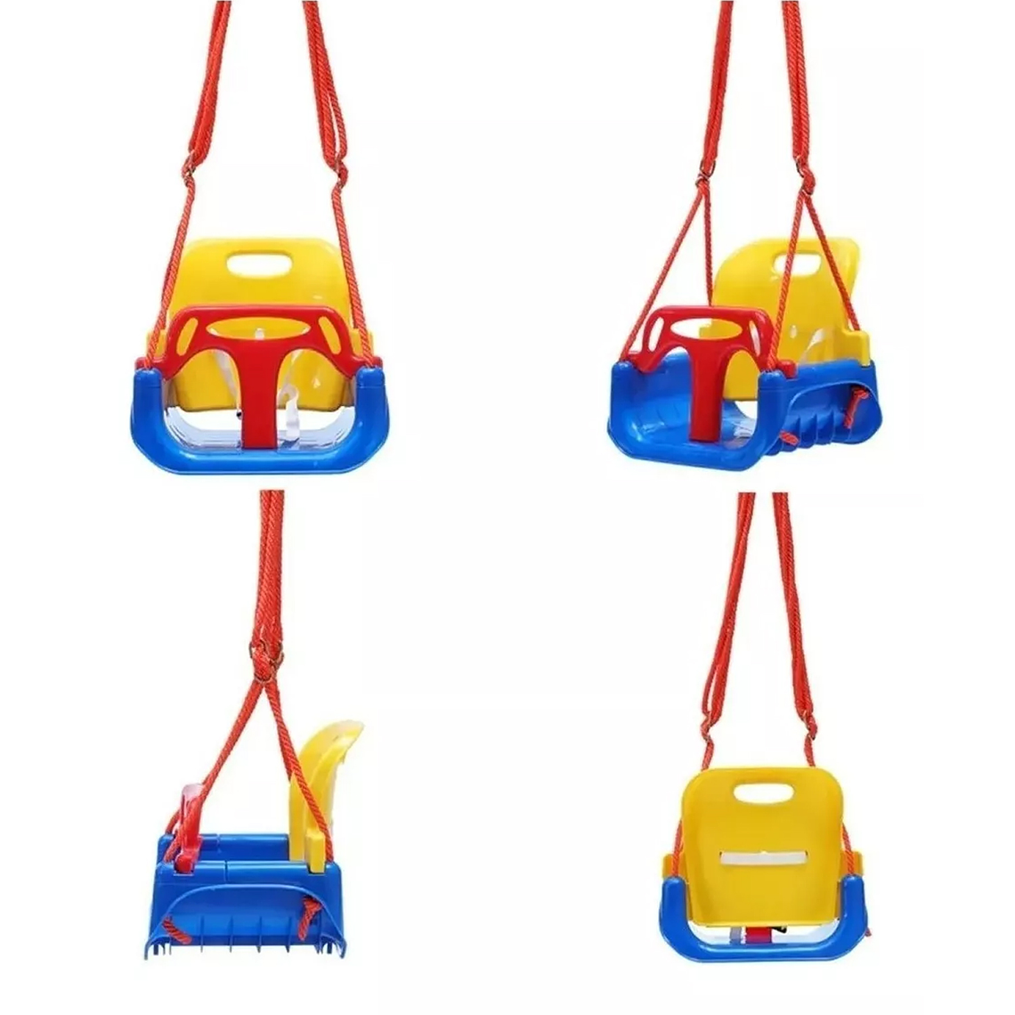 Columpio Silla 3 En 1 Ajustable Portátil Niños Asiento Bebé 3