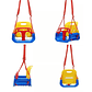 Columpio Silla 3 En 1 Ajustable Portátil Niños Asiento Bebé - Miniatura 3