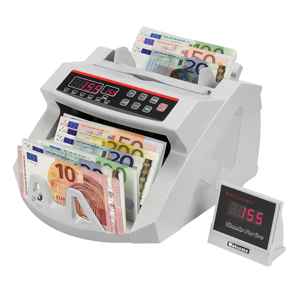 Máquina Contador Dinero Profesional + Pantalla Externa 1