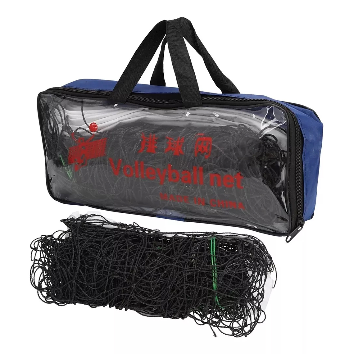 Red Malla De Voley 950cm X 100cm Borde Cubierto 2