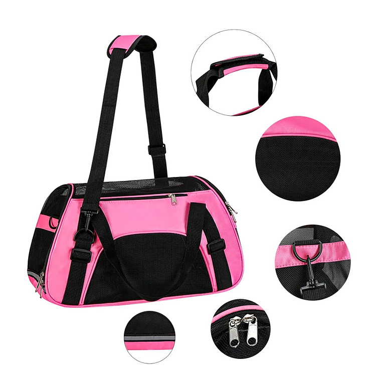 Bolso Transportador Respirable Para Mascotas Pequeñas 6