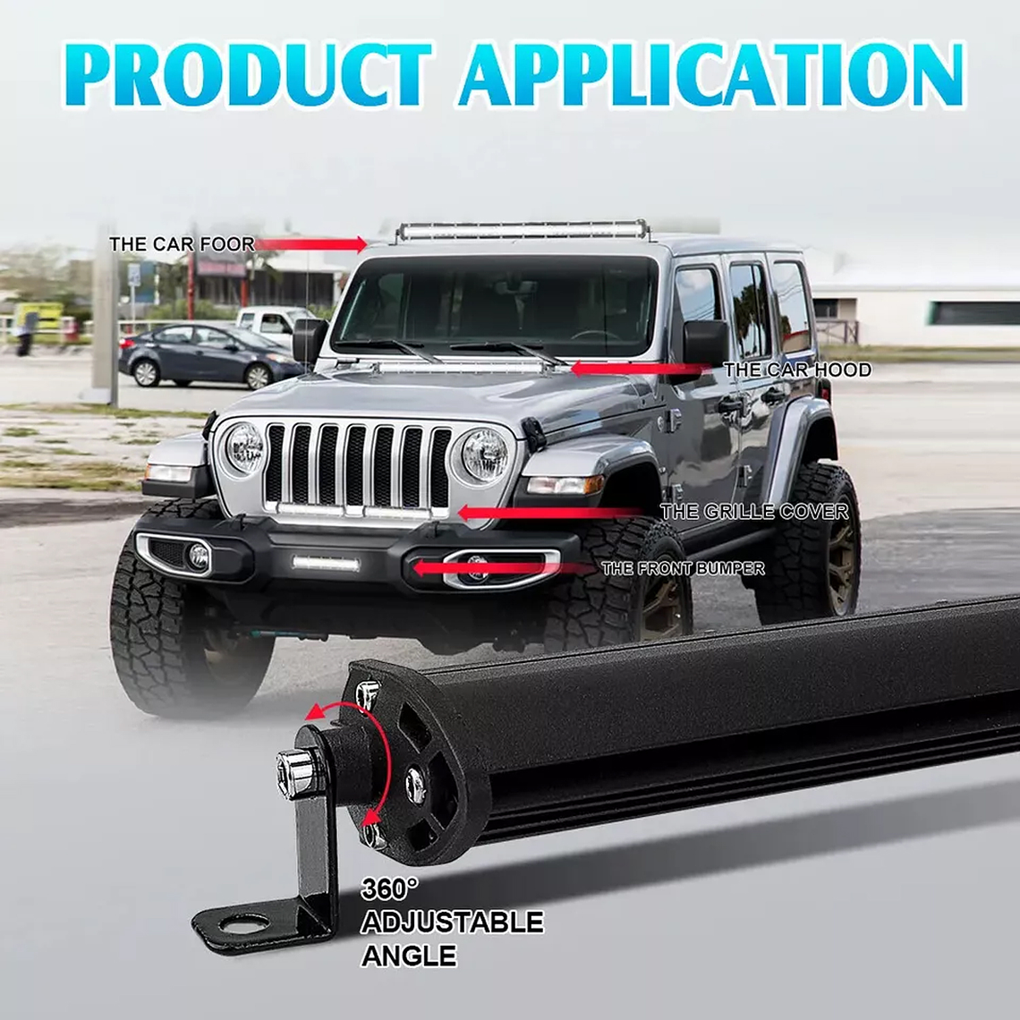 Barra Neblinero Led 11 Pulgadas Ultrafina 78w Ip67 3