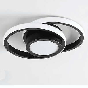 Lámpara De Techo Moderna Led Lámpara Regulable 2 Redondos