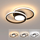Lámpara De Techo Moderna Led Lámpara Regulable 2 Redondos - Miniatura 2