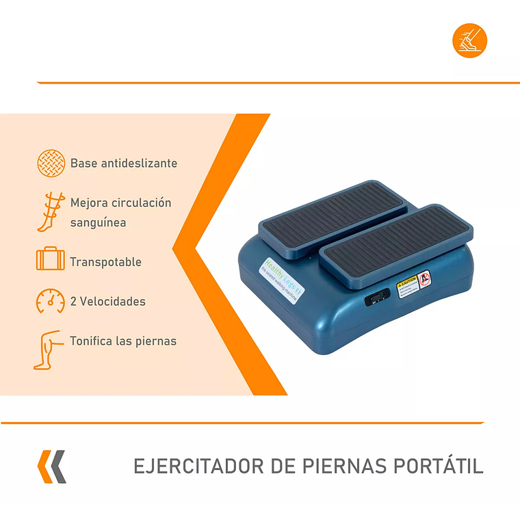 Ejercitador De Piernas Portatil Cardiovascular Fisioterapia 2
