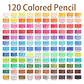 Set 120 Lapices Colore Arte Profesional Dibujo Caja Metálica - Miniatura 7