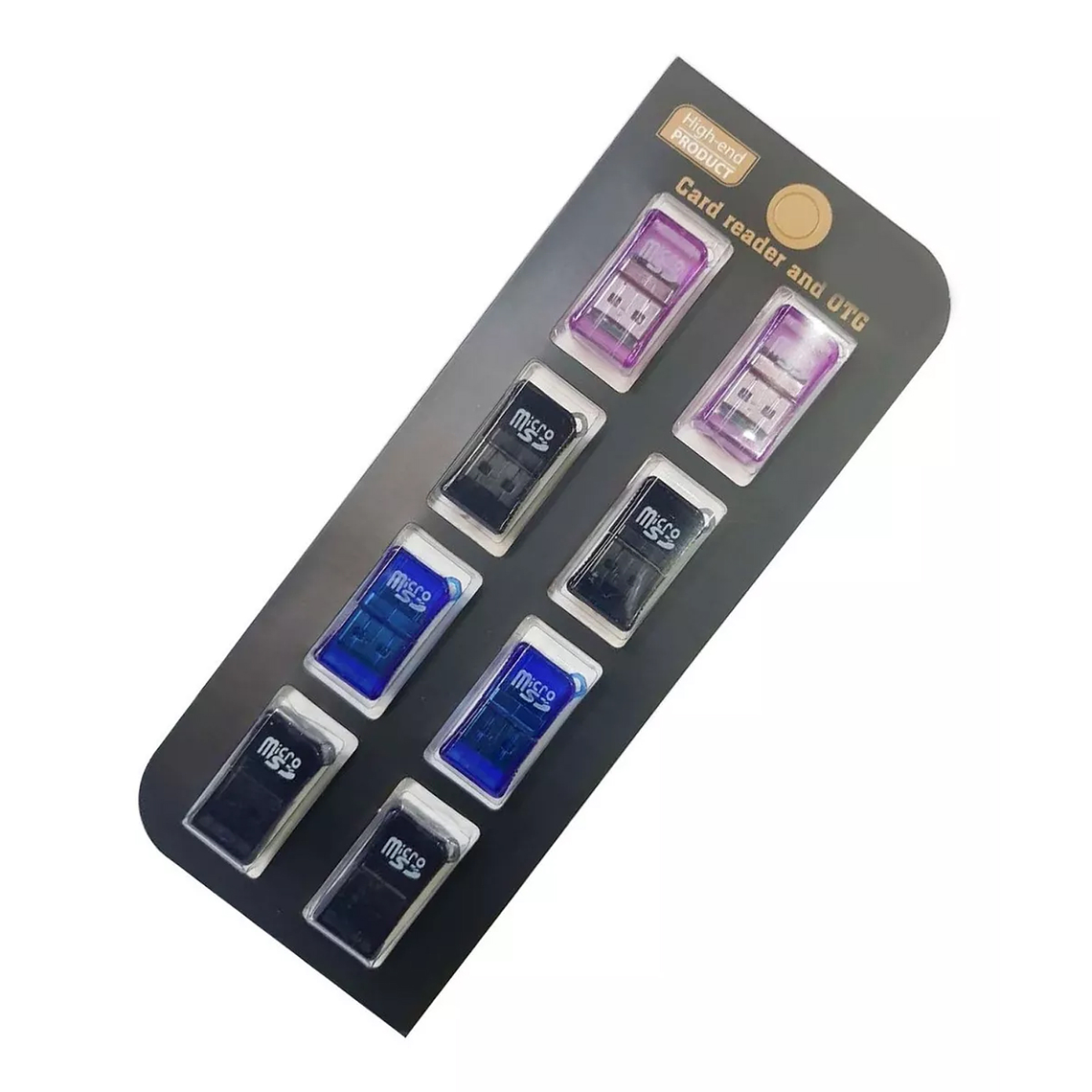 Pack 8 Adaptador Usb 2.0 Otg Lector Memoria Micro Usb 1