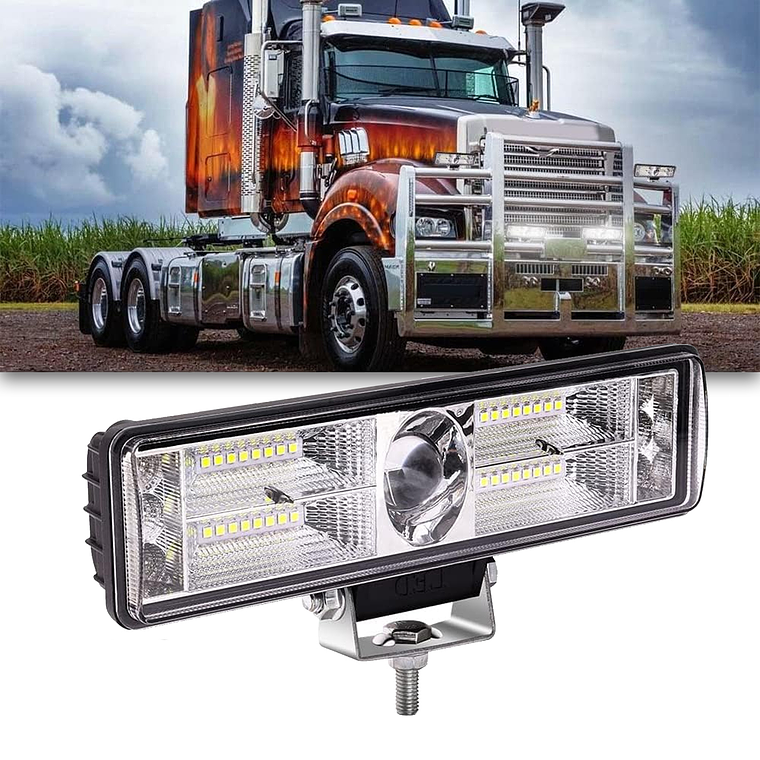 Barra Foco 38 Led 144w Neblinero 12v 24v 1