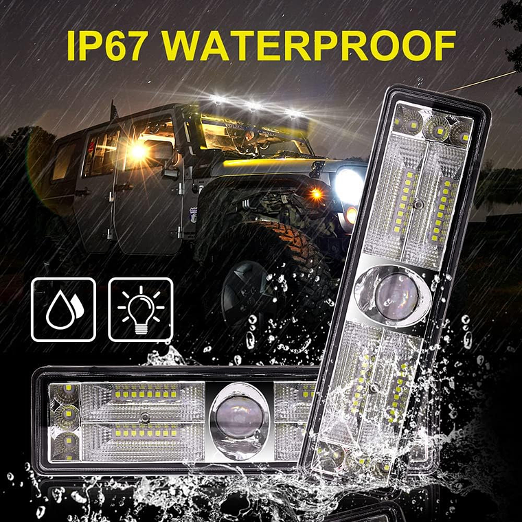 Barra Foco 38 Led 144w Neblinero 12v 24v 2